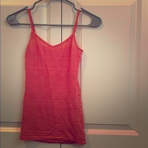 Salmon colored tank top